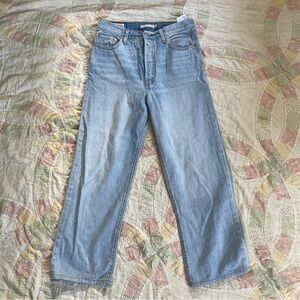 Levi's premium Light Blue Straight ankle Jeans